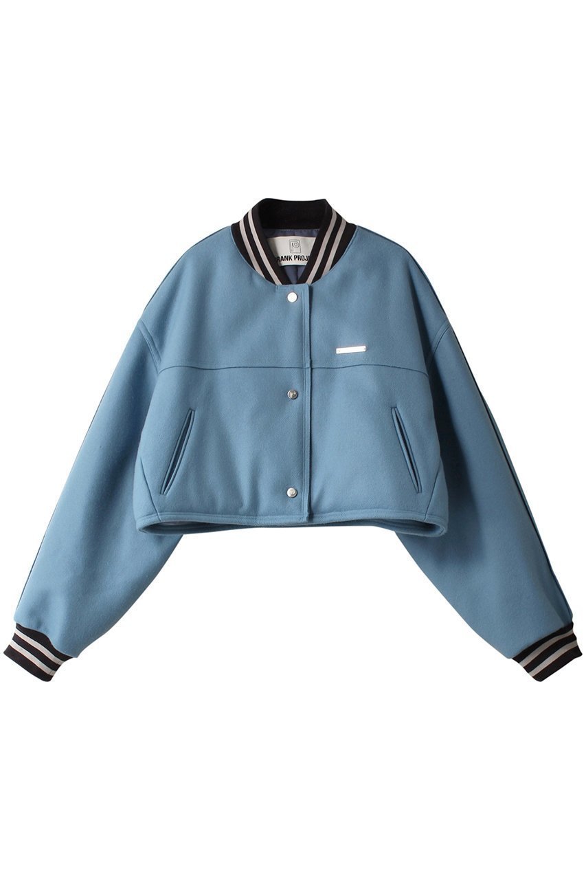 【プランク プロジェクト/PRANK PROJECT】の【UNISEX】メルトンショートスタジャン/Melton Short Studium Jacket インテリア・キッズ・メンズ・レディースファッション・服の通販 founy(ファニー) 　ファッション　Fashion　レディースファッション　Fashion for Women　アウター　Coat / Outerwear Collection　レディースジャケット・軽アウター　Jackets　ブルゾンジャケット・スポーティアウター　Blouson Jackets　ユニセックス　Unisex, Genderless　ショート　Short, Short Length　ジャケット　Jacket, Outerwear　ブルゾン　Blouson, Bomber Jacket　メルトン　Melton, Heavy Wool　冬　Winter / This Winter　BLU(ブルー)|ID: prp329100004630877 ipo3291000000034422813