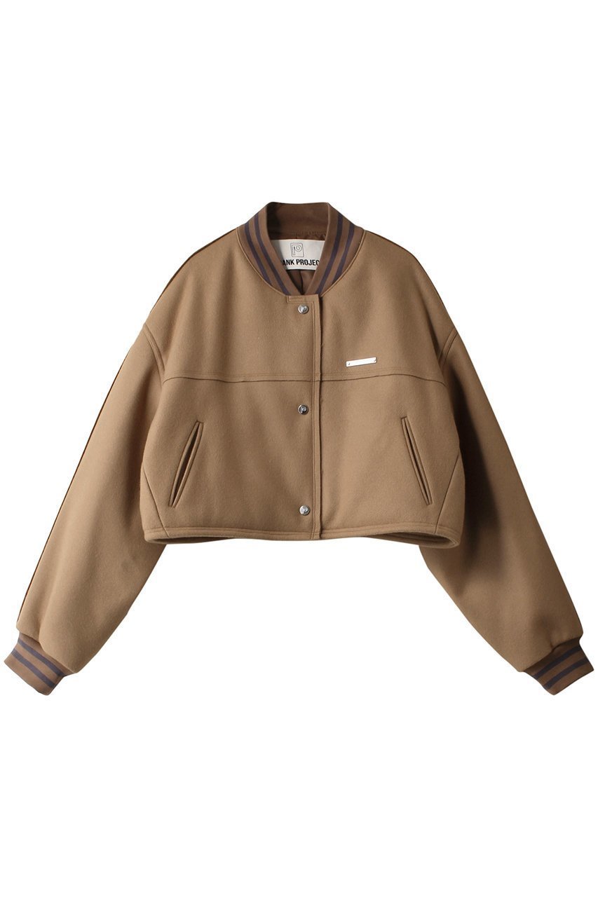 【プランク プロジェクト/PRANK PROJECT】の【UNISEX】メルトンショートスタジャン/Melton Short Studium Jacket インテリア・キッズ・メンズ・レディースファッション・服の通販 founy(ファニー) 　ファッション　Fashion　レディースファッション　Fashion for Women　アウター　Coat / Outerwear Collection　レディースジャケット・軽アウター　Jackets　ブルゾンジャケット・スポーティアウター　Blouson Jackets　ユニセックス　Unisex, Genderless　ショート　Short, Short Length　ジャケット　Jacket, Outerwear　ブルゾン　Blouson, Bomber Jacket　メルトン　Melton, Heavy Wool　冬　Winter / This Winter　BGE(ベージュ)|ID: prp329100004630877 ipo3291000000034422814