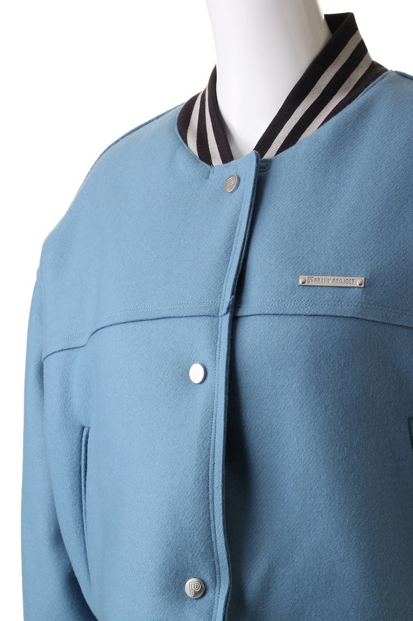 【プランク プロジェクト/PRANK PROJECT】の【UNISEX】メルトンショートスタジャン/Melton Short Studium Jacket 人気、トレンドファッション・服の通販 founy(ファニー) 　ファッション　Fashion　レディースファッション　Fashion for Women　アウター　Coat / Outerwear Collection　レディースジャケット・軽アウター　Jackets　ブルゾンジャケット・スポーティアウター　Blouson Jackets　ユニセックス　Unisex, Genderless　ショート　Short, Short Length　ジャケット　Jacket, Outerwear　ブルゾン　Blouson, Bomber Jacket　メルトン　Melton, Heavy Wool　冬　Winter / This Winter　other-5|ID: prp329100004630877 ipo3291000000034422818