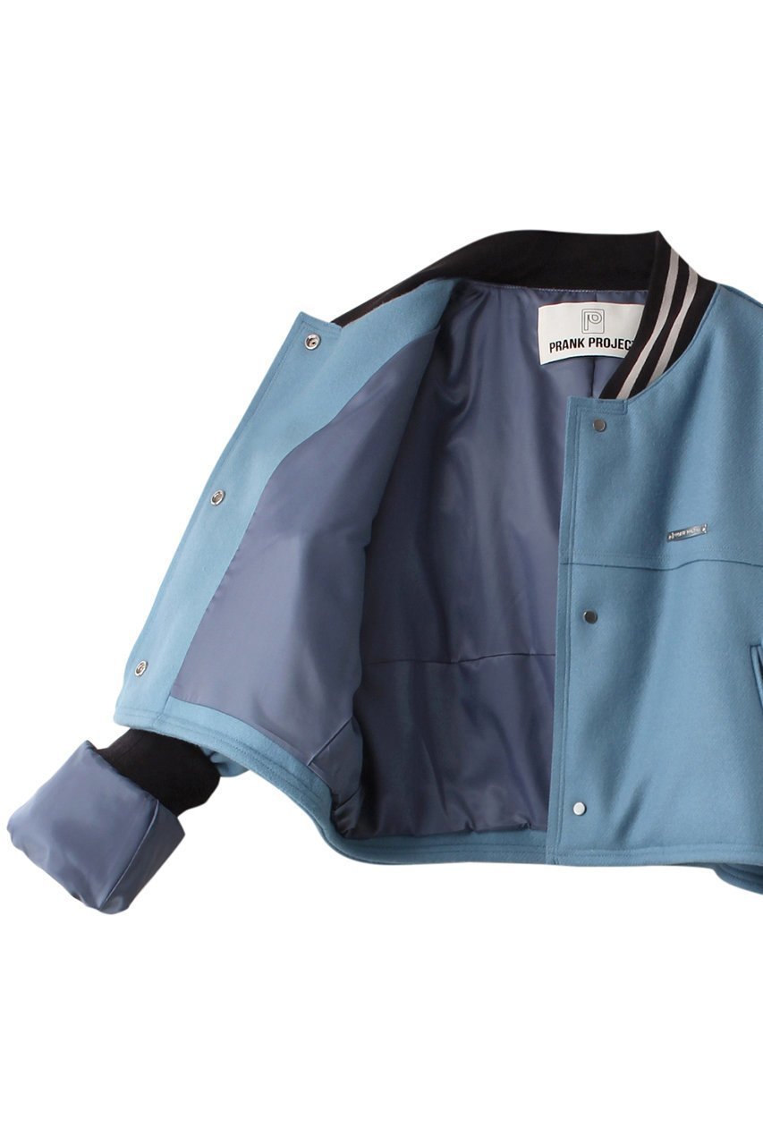 【プランク プロジェクト/PRANK PROJECT】の【UNISEX】メルトンショートスタジャン/Melton Short Studium Jacket 人気、トレンドファッション・服の通販 founy(ファニー) 　ファッション　Fashion　レディースファッション　Fashion for Women　アウター　Coat / Outerwear Collection　レディースジャケット・軽アウター　Jackets　ブルゾンジャケット・スポーティアウター　Blouson Jackets　ユニセックス　Unisex, Genderless　ショート　Short, Short Length　ジャケット　Jacket, Outerwear　ブルゾン　Blouson, Bomber Jacket　メルトン　Melton, Heavy Wool　冬　Winter / This Winter　other-6|ID: prp329100004630877 ipo3291000000034422819