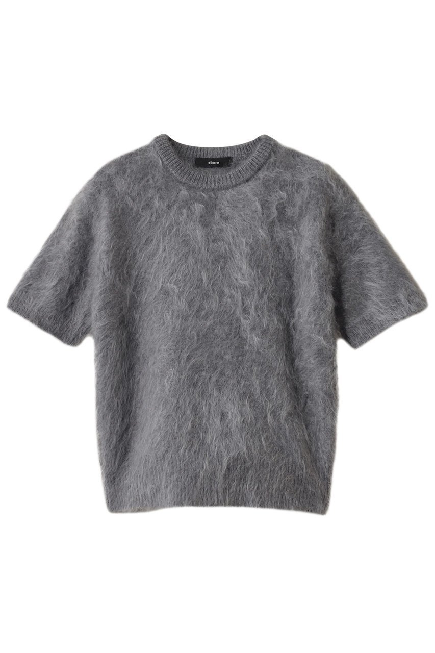 【エブール/ebure】の【8/8 0:00販売開始】カシミアファーニット ハーフスリーブトップス インテリア・キッズ・メンズ・レディースファッション・服の通販 founy(ファニー) 　ファッション　Fashion　レディースファッション　Fashion for Women　トップス・カットソー　Cut & Sew Tops　ニット　Knit Tops & Sweaters　カジュアルプルオーバー・ニットトップス　Pullovers & Knit Tops / Casual Pullovers　2025年　2025　2025-2026秋冬・A/W　Autumn/Winter 2025–26 AW25–26　おすすめ　Recommended / Our Picks　なめらか　Smooth, Silky Texture　コンパクト　Compact, Small Size　半袖　Short Sleeve, Half Sleeve　A/W・秋冬　Autumn/Winter　トップグレー|ID: prp329100004630878 ipo3291000000033314023