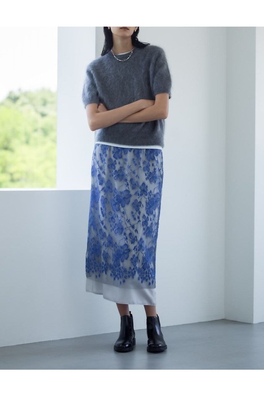 【エブール/ebure】の【8/8 0:00販売開始】カシミアファーニット ハーフスリーブトップス 人気、トレンドファッション・服の通販 founy(ファニー) 　ファッション　Fashion　レディースファッション　Fashion for Women　トップス・カットソー　Cut & Sew Tops　ニット　Knit Tops & Sweaters　カジュアルプルオーバー・ニットトップス　Pullovers & Knit Tops / Casual Pullovers　2025年　2025　2025-2026秋冬・A/W　Autumn/Winter 2025–26 AW25–26　おすすめ　Recommended / Our Picks　なめらか　Smooth, Silky Texture　コンパクト　Compact, Small Size　半袖　Short Sleeve, Half Sleeve　A/W・秋冬　Autumn/Winter　other-6|ID: prp329100004630878 ipo3291000000033314028