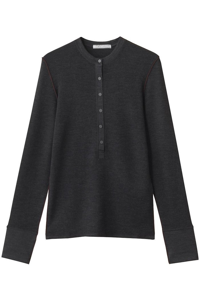 【ベイジ,/BEIGE,】のFORD(フォード)/ウール配色メローヘンリーネックカットソー インテリア・キッズ・メンズ・レディースファッション・服の通販 founy(ファニー) https://founy.com/ ファッション Fashion レディースファッション Fashion for Women トップス・カットソー Cut & Sew Tops シャツ・ブラウス・オフィスカジュアル Elegant Blouses & Button-Ups ロングTシャツ・Tシャツ Longline T-Shirts & Tees カットソー・ベーシックTシャツ Cut-and-Sewn Tops / Stretch Tees & Basics インナー Innerwear ジャケット Jacket, Outerwear スリーブ Sleeve, Long Sleeve / Short Sleeve ロング Long, Long-Length |ID: prp329100004631599 ipo3291000000033429028