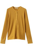 【ベイジ,/BEIGE,】のFORD(フォード)/ウール配色メローヘンリーネックカットソー Mustard|ID: prp329100004631599 ipo3291000000033429030