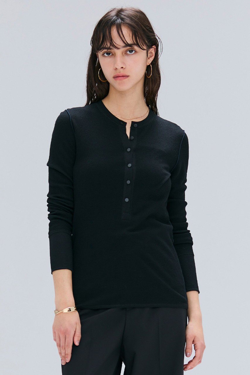 【ベイジ,/BEIGE,】のFORD(フォード)/ウール配色メローヘンリーネックカットソー 人気、トレンドファッション・服の通販 founy(ファニー) ファッション Fashion レディースファッション Fashion for Women トップス・カットソー Cut & Sew Tops シャツ・ブラウス・オフィスカジュアル Elegant Blouses & Button-Ups ロングTシャツ・Tシャツ Longline T-Shirts & Tees カットソー・ベーシックTシャツ Cut-and-Sewn Tops / Stretch Tees & Basics インナー Innerwear ジャケット Jacket, Outerwear スリーブ Sleeve, Long Sleeve / Short Sleeve ロング Long, Long-Length other-7|ID: prp329100004631599 ipo3291000000033886506