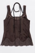 【メゾンスペシャル/MAISON SPECIAL】のHem Lace Velvet Tank Top/ヘムレースベロアタンクトップ BRN(ブラウン)|ID: prp329100004631601 ipo3291000000033328089