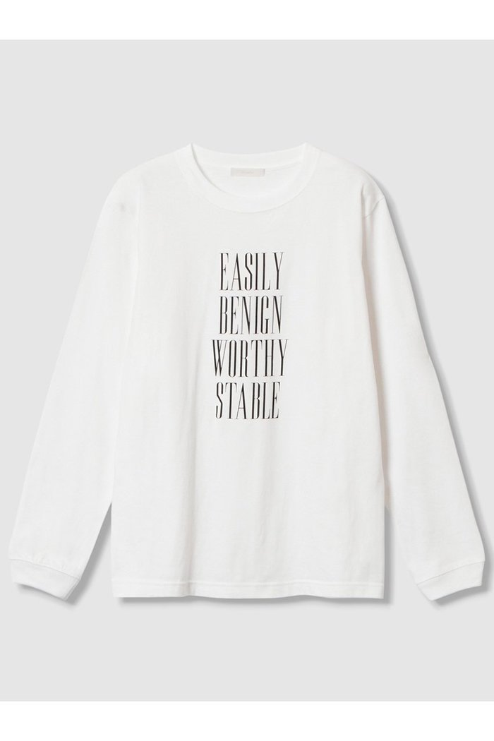 【アルアバイル/allureville】のフロッキーナローフォントロゴロンT インテリア・キッズ・メンズ・レディースファッション・服の通販 founy(ファニー) https://founy.com/ ファッション Fashion レディースファッション Fashion for Women トップス・カットソー Cut & Sew Tops シャツ・ブラウス・オフィスカジュアル Elegant Blouses & Button-Ups ロングTシャツ・Tシャツ Longline T-Shirts & Tees カットソー・ベーシックTシャツ Cut-and-Sewn Tops / Stretch Tees & Basics おすすめ Recommended / Our Picks インナー Innerwear カーディガン Cardigan, Knitwear ジャケット Jacket, Outerwear スリーブ Sleeve, Long Sleeve / Short Sleeve トレンド Trend, Trending Now フロント Front, Front Design ベーシック Basic, Essential ロング Long, Long-Length |ID: prp329100004631602 ipo3291000000035125925