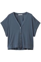 【プレインピープル/PLAIN PEOPLE】のガス強撚フライス半袖カーディガン 人気、トレンドファッション・服の通販 founy(ファニー) ファッション Fashion レディースファッション Fashion for Women トップス・カットソー Cut & Sew Tops カーディガン・羽織り Layered Style Cardigans シャツ・ブラウス・オフィスカジュアル Elegant Blouses & Button-Ups ロングTシャツ・Tシャツ Longline T-Shirts & Tees カットソー・ベーシックTシャツ Cut-and-Sewn Tops / Stretch Tees & Basics 2025年 2025 2025-2026秋冬・A/W Autumn/Winter 2025–26 AW25–26 カーディガン Cardigan, Knitwear デコルテ Décolleté, Neckline エレガント 上品 Elegant 半袖 Short Sleeve, Half Sleeve A/W・秋冬 Autumn/Winter |ID:prp329100004631603