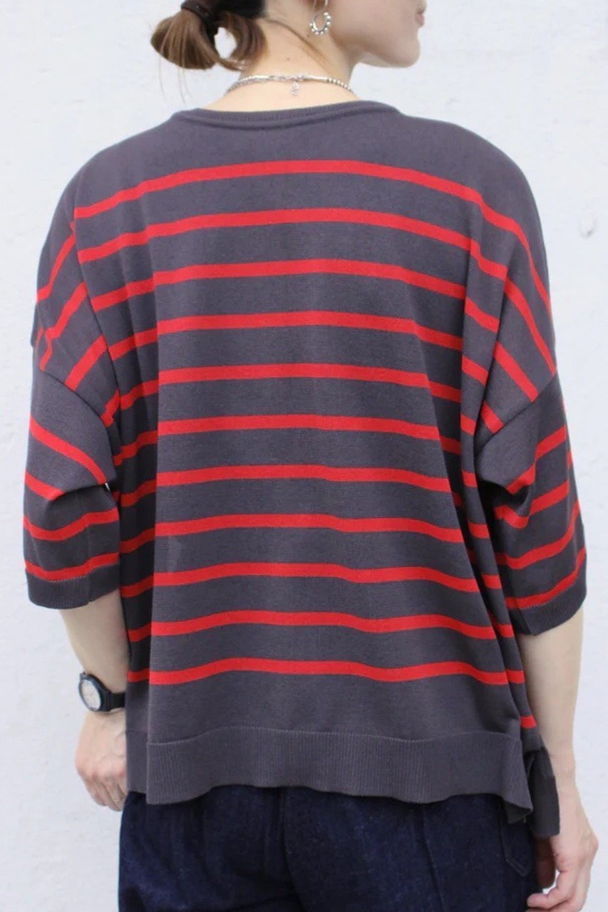 【レリル/lelill】のワイドボーダーカーデ6分袖 人気、トレンドファッション・服の通販 founy(ファニー) ファッション Fashion レディースファッション Fashion for Women トップス・カットソー Cut & Sew Tops カーディガン・羽織り Layered Style Cardigans シャツ・ブラウス・オフィスカジュアル Elegant Blouses & Button-Ups ロングTシャツ・Tシャツ Longline T-Shirts & Tees カットソー・ベーシックTシャツ Cut-and-Sewn Tops / Stretch Tees & Basics アクセサリー Fashion Accessories カーディガン Cardigan, Knitwear フロント Front, Front Design ワイド Wide, Wide Fit other-7|ID: prp329100004631604 ipo3291000000033541214