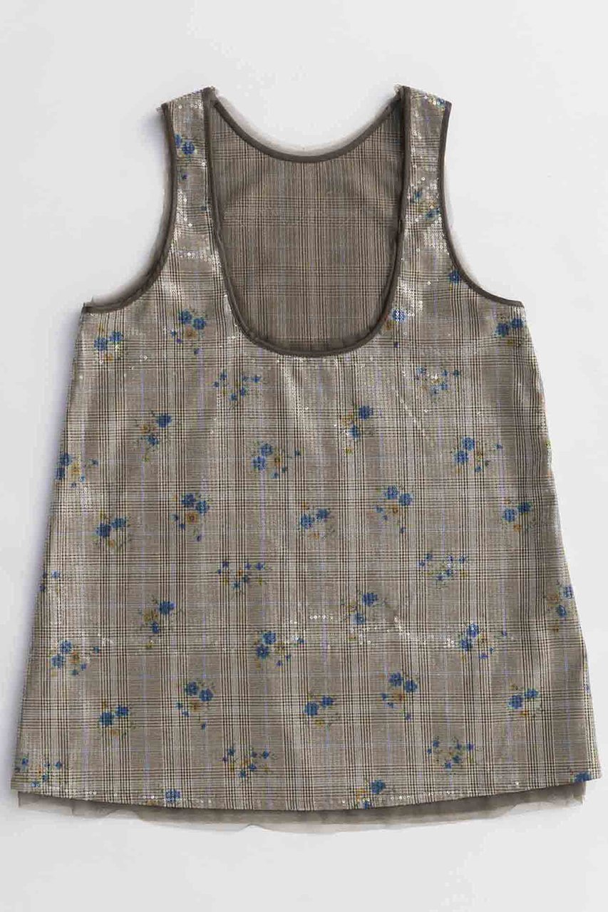 【メゾンスペシャル/MAISON SPECIAL】のMulti Fabric Tunic/マルチファブリックチュニック 人気、トレンドファッション・服の通販 founy(ファニー) 　ファッション　Fashion　レディースファッション　Fashion for Women　ワンピース　Dresses　チュニック　Tunic Tops & Dresses　2025年　2025　2025-2026秋冬・A/W　Autumn/Winter 2025–26 AW25–26　クラシカル　Classical, Vintage-Inspired　スクエア　Square, Square Shape　スパンコール　Sequins, Sequin Embellishment　チェック　Check, Plaid, Tartan　チュニック　Tunic, Long Top　A/W・秋冬　Autumn/Winter　 other-1|ID: prp329100004631605 ipo3291000000033328135