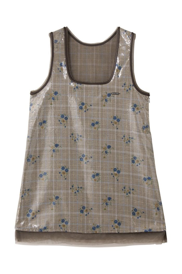 【メゾンスペシャル/MAISON SPECIAL】のMulti Fabric Tunic/マルチファブリックチュニック インテリア・キッズ・メンズ・レディースファッション・服の通販 founy(ファニー) https://founy.com/ ファッション Fashion レディースファッション Fashion for Women ワンピース Dresses チュニック Tunic Tops & Dresses クラシカル Classical, Vintage-Inspired スクエア Square, Square Shape スパンコール Sequins, Sequin Embellishment チェック Check, Plaid, Tartan チュニック Tunic, Long Top |ID: prp329100004631605 ipo3291000000035741736