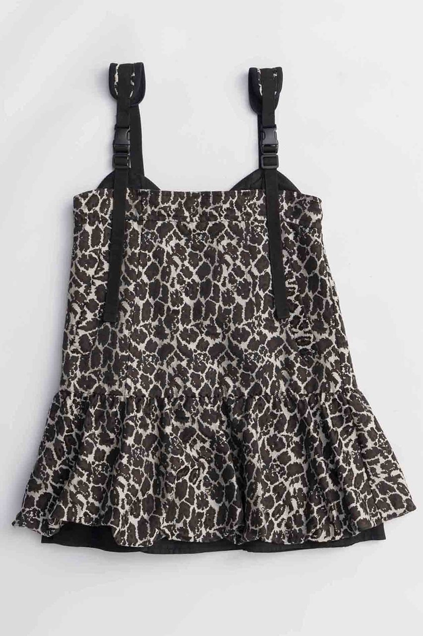 【メゾンスペシャル/MAISON SPECIAL】のJacquard Balloon Tunic/ジャガードバルーンチュニック インテリア・キッズ・メンズ・レディースファッション・服の通販 founy(ファニー) 　ファッション　Fashion　レディースファッション　Fashion for Women　ワンピース　Dresses　チュニック　Tunic Tops & Dresses　ガーリー　Girly, Feminine Style　ジャカード／ジャガード　Jacquard, Woven Pattern　スポーティ　Sporty, Casual Athletic　ダウン　Down, Puffer　チュニック　Tunic, Long Top　ボトム　Bottoms, Lower Wear　ポケット　Pocket, Pocket Detail　レオパード　Leopard, Animal Print　BRN(ブラウン)|ID: prp329100004631606 ipo3291000000033328142