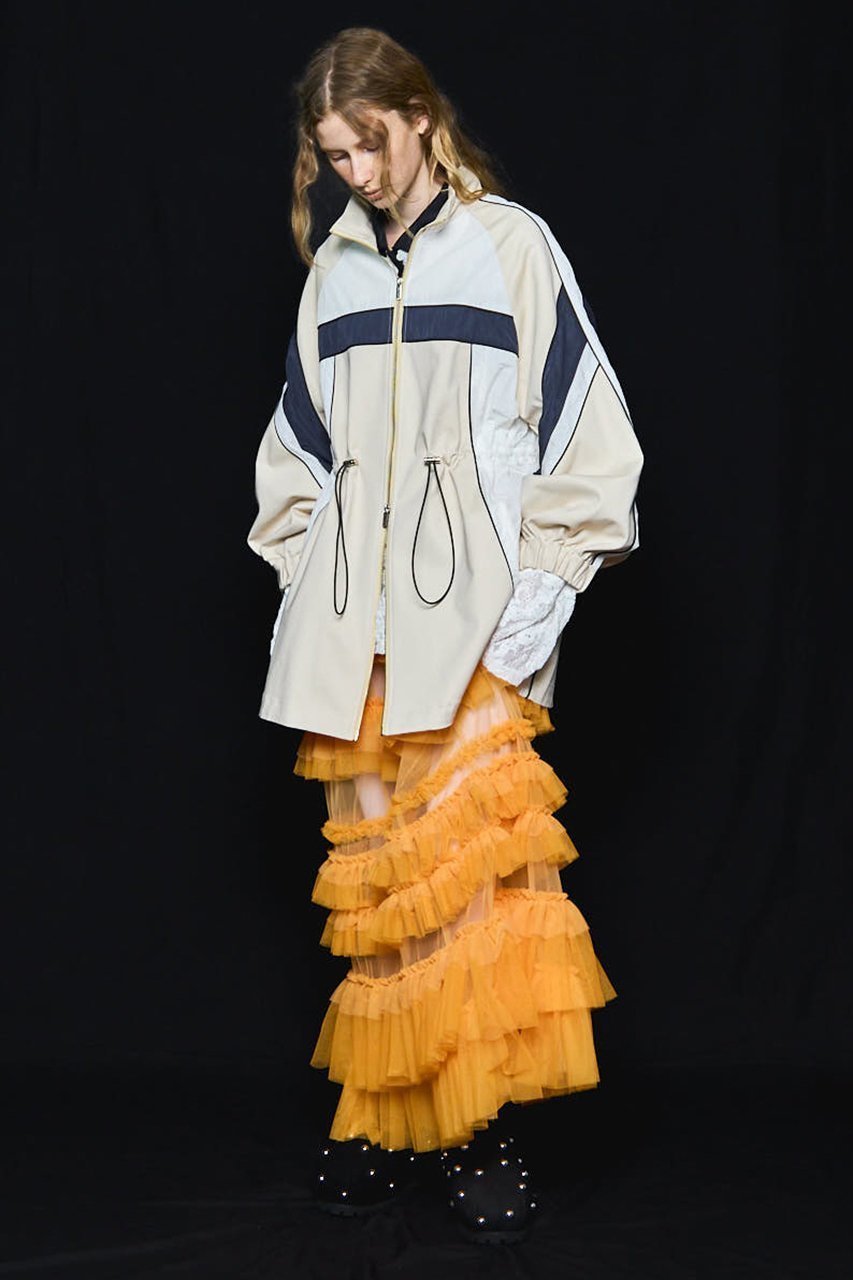 【メゾンスペシャル/MAISON SPECIAL】のTrack Jersey Mini Dress/トラックジャージミニワンピース 人気、トレンドファッション・服の通販 founy(ファニー) 　ファッション　Fashion　レディースファッション　Fashion for Women　ワンピース　Dresses　フォーマル・パーティードレス・結婚式用ドレス　Elegant & Casual Dresses　チュニック　Tunic Tops & Dresses　エアリー　Airy Texture　シアー　Sheer, See-Through　ジャケット　Jacket, Outerwear　スポーティ　Sporty, Casual Athletic　チュニック　Tunic, Long Top　ハイネック　High Neck, Mock Neck　ミックス　Mix, Mixed Style　リラックス　Relax, Relaxed Fit　ロング　Long, Long-Length　羽織　Haori, Light Jacket　other-2|ID: prp329100004631608 ipo3291000000033328173