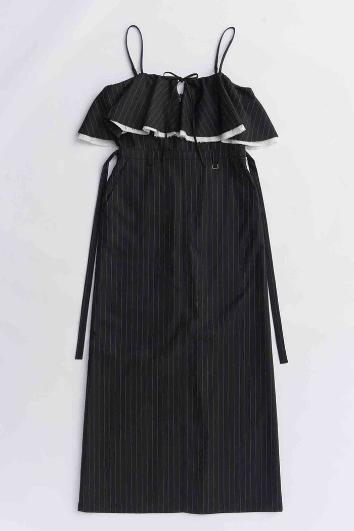【メゾンスペシャル/MAISON SPECIAL】のFrilled Camisole Dress/フリルキャミワンピース インテリア・キッズ・メンズ・レディースファッション・服の通販 founy(ファニー) https://founy.com/ ファッション Fashion レディースファッション Fashion for Women ワンピース Dresses フォーマル・パーティードレス・結婚式用ドレス Elegant & Casual Dresses キャミソールワンピース Camisole Dresses チュニック Tunic Tops & Dresses 2025年 2025 2025-2026秋冬・A/W Autumn/Winter 2025–26 AW25–26 インナー Innerwear キャミワンピース Cami Dress, Slip Dress シンプル Simple, Minimal ストライプ Stripe, Striped Pattern チュニック Tunic, Long Top フェミニン Feminine, Girly フリル Frill, Ruffle ロング Long, Long-Length エレガント 上品 Elegant A/W・秋冬 Autumn/Winter |ID: prp329100004631610 ipo3291000000033328193