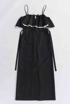 【メゾンスペシャル/MAISON SPECIAL】のFrilled Camisole Dress/フリルキャミワンピース BLK(ブラック)|ID: prp329100004631610 ipo3291000000033328194