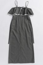 【メゾンスペシャル/MAISON SPECIAL】のFrilled Camisole Dress/フリルキャミワンピース GRY(グレー)|ID: prp329100004631610 ipo3291000000033328196