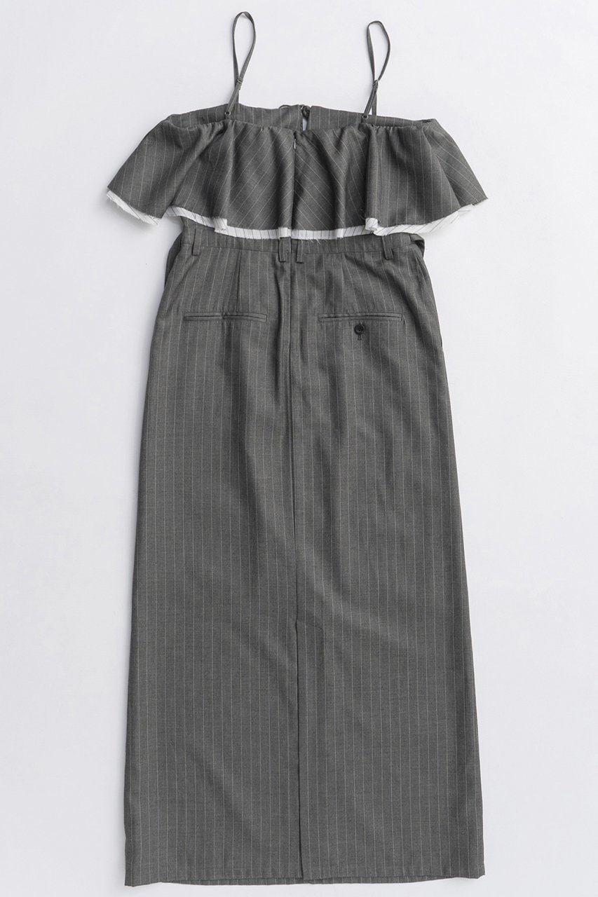 【メゾンスペシャル/MAISON SPECIAL】のFrilled Camisole Dress/フリルキャミワンピース 人気、トレンドファッション・服の通販 founy(ファニー) 　ファッション　Fashion　レディースファッション　Fashion for Women　ワンピース　Dresses　フォーマル・パーティードレス・結婚式用ドレス　Elegant & Casual Dresses　キャミソールワンピース　Camisole Dresses　チュニック　Tunic Tops & Dresses　2025年　2025　2025-2026秋冬・A/W　Autumn/Winter 2025–26 AW25–26　インナー　Innerwear　キャミワンピース　Cami Dress, Slip Dress　シンプル　Simple, Minimal　ストライプ　Stripe, Striped Pattern　チュニック　Tunic, Long Top　フェミニン　Feminine, Girly　フリル　Frill, Ruffle　ロング　Long, Long-Length　エレガント 上品　Elegant　A/W・秋冬　Autumn/Winter　other-4|ID: prp329100004631610 ipo3291000000033328199