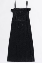 【メゾンスペシャル/MAISON SPECIAL】のScrunchie Velour Camisole Dress/シュシュベロアキャミワンピース BLK(ブラック)|ID: prp329100004631612 ipo3291000000033328224