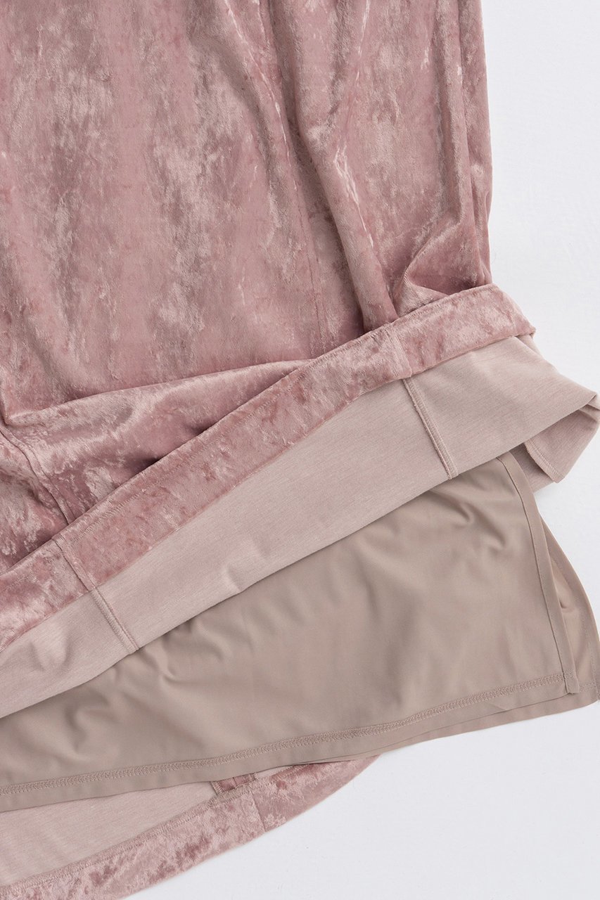 【メゾンスペシャル/MAISON SPECIAL】のScrunchie Velour Camisole Dress/シュシュベロアキャミワンピース 人気、トレンドファッション・服の通販 founy(ファニー) 　ファッション　Fashion　レディースファッション　Fashion for Women　ワンピース　Dresses　フォーマル・パーティードレス・結婚式用ドレス　Elegant & Casual Dresses　キャミソールワンピース　Camisole Dresses　チュニック　Tunic Tops & Dresses　シュシュ&ヘアアクセ/ヘアアレンジ　Scrunchies & Hair Accessories　2025年　2025　2025-2026秋冬・A/W　Autumn/Winter 2025–26 AW25–26　おすすめ　Recommended / Our Picks　なめらか　Smooth, Silky Texture　キャミワンピース　Cami Dress, Slip Dress　クラッシュ　Distressed, Crashed Style　チュニック　Tunic, Long Top　フィット　Fit, Slim Fit　フリル　Frill, Ruffle　ベロア　Velour, Soft Velvet　ラップ　Wrap, Wrap Design　ロング　Long, Long-Length　A/W・秋冬　Autumn/Winter　other-4|ID: prp329100004631612 ipo3291000000033328231