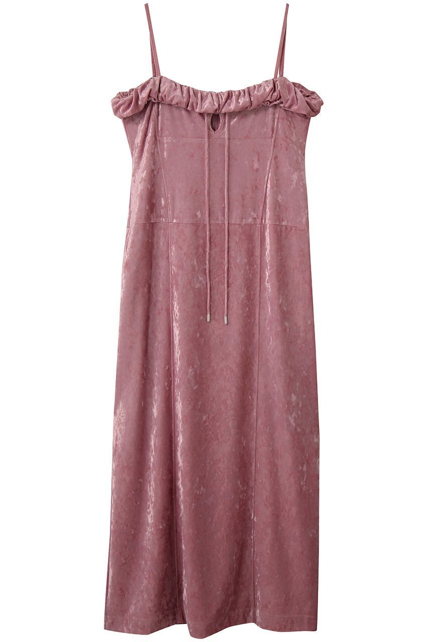 【メゾンスペシャル/MAISON SPECIAL】のScrunchie Velour Camisole Dress/シュシュベロアキャミワンピース インテリア・キッズ・メンズ・レディースファッション・服の通販 founy(ファニー) ファッション Fashion レディースファッション Fashion for Women ワンピース Dresses フォーマル・パーティードレス・結婚式用ドレス Elegant & Casual Dresses キャミソールワンピース Camisole Dresses チュニック Tunic Tops & Dresses シュシュ&ヘアアクセ/ヘアアレンジ Scrunchies & Hair Accessories おすすめ Recommended / Our Picks なめらか Smooth, Silky Texture キャミワンピース Cami Dress, Slip Dress クラッシュ Distressed, Crashed Style チュニック Tunic, Long Top フィット Fit, Slim Fit フリル Frill, Ruffle ベロア Velour, Soft Velvet ラップ Wrap, Wrap Design ロング Long, Long-Length PNK(ピンク)|ID: prp329100004631612 ipo3291000000035376923