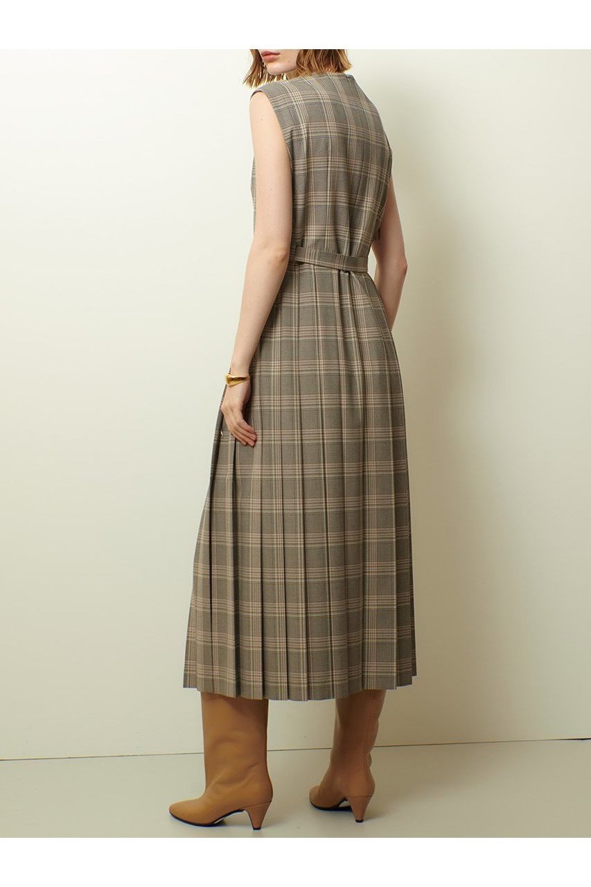 【アルアバイル/allureville】のサイドスリットプリーツロングワンピース 人気、トレンドファッション・服の通販 founy(ファニー) 　ファッション　Fashion　レディースファッション　Fashion for Women　ワンピース　Dresses　チュニック　Tunic Tops & Dresses　2025年　2025　2025-2026秋冬・A/W　Autumn/Winter 2025–26 AW25–26　シルバー　Silver, Metallic Silver　スリット　Slit, Slit Detail　チュニック　Tunic, Long Top　プリーツ　Pleats, Pleated　モダン　Modern, Contemporary　ロング　Long, Long-Length　A/W・秋冬　Autumn/Winter　other-4|ID: prp329100004631613 ipo3291000000033328245