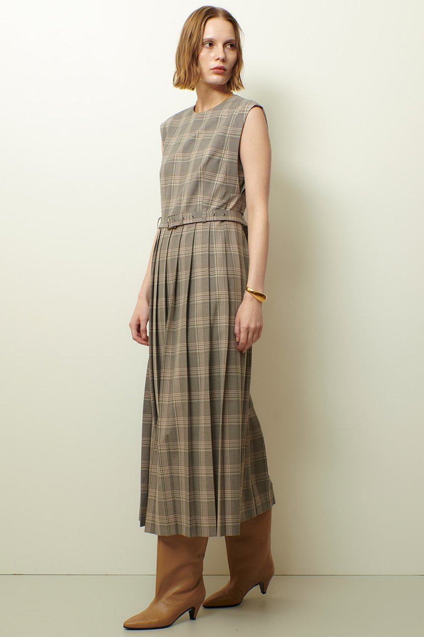 【アルアバイル/allureville】のサイドスリットプリーツロングワンピース 人気、トレンドファッション・服の通販 founy(ファニー) 　ファッション　Fashion　レディースファッション　Fashion for Women　ワンピース　Dresses　チュニック　Tunic Tops & Dresses　シルバー　Silver, Metallic Silver　スリット　Slit, Slit Detail　チュニック　Tunic, Long Top　プリーツ　Pleats, Pleated　モダン　Modern, Contemporary　ロング　Long, Long-Length　other-3|ID: prp329100004631613 ipo3291000000035651564