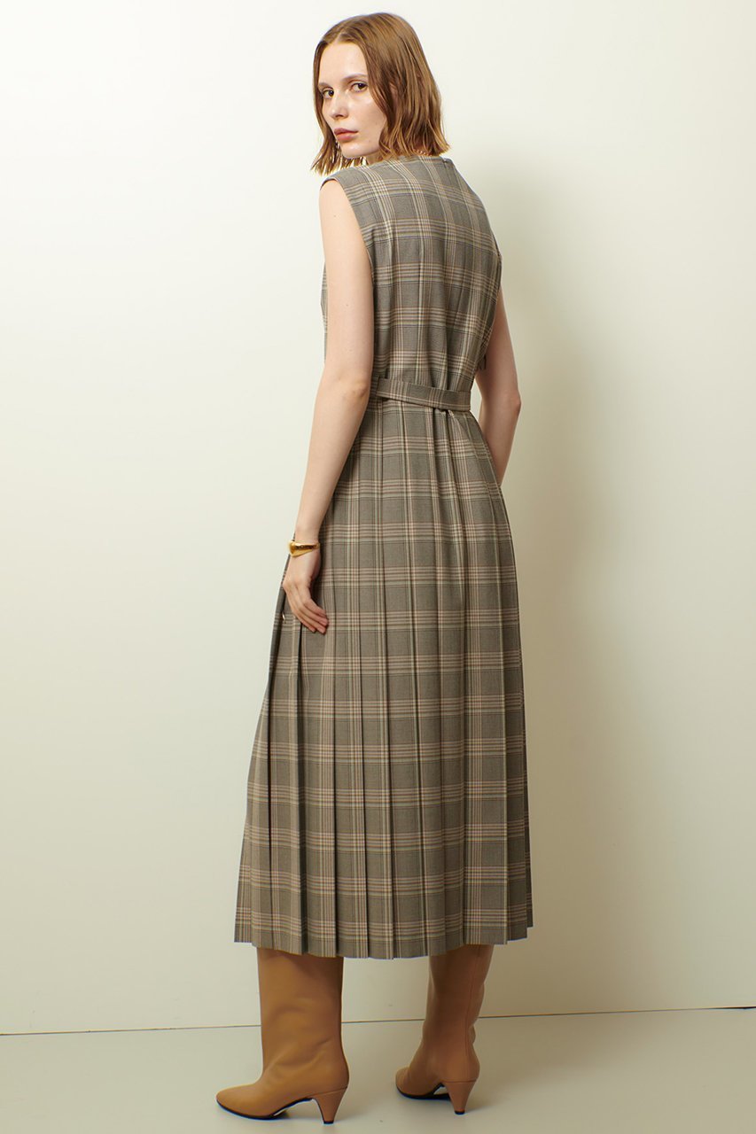 【アルアバイル/allureville】のサイドスリットプリーツロングワンピース 人気、トレンドファッション・服の通販 founy(ファニー) 　ファッション　Fashion　レディースファッション　Fashion for Women　ワンピース　Dresses　チュニック　Tunic Tops & Dresses　シルバー　Silver, Metallic Silver　スリット　Slit, Slit Detail　チュニック　Tunic, Long Top　プリーツ　Pleats, Pleated　モダン　Modern, Contemporary　ロング　Long, Long-Length　other-4|ID: prp329100004631613 ipo3291000000035651565