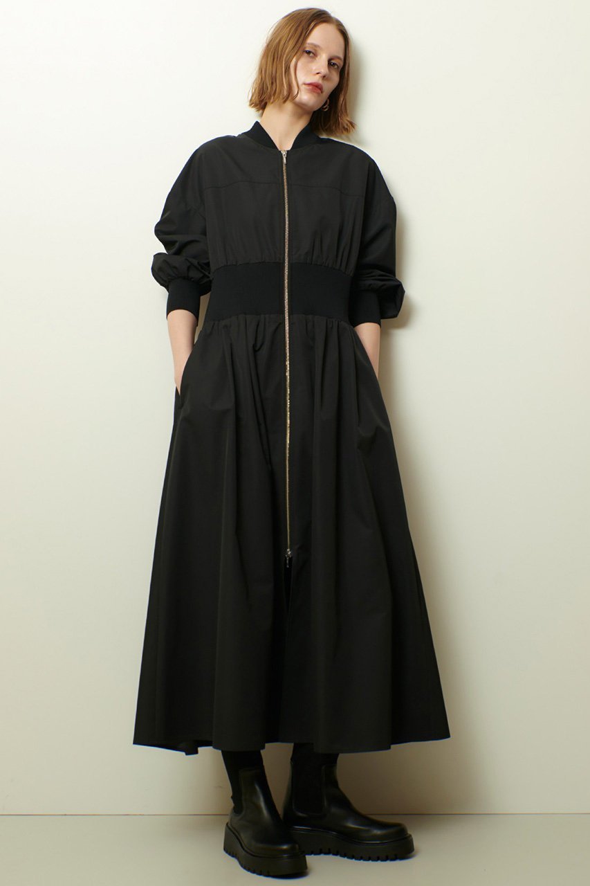 【アルアバイル/allureville】のボンバーワンピース B 人気、トレンドファッション・服の通販 founy(ファニー) 　ファッション　Fashion　レディースファッション　Fashion for Women　ワンピース　Dresses　チュニック　Tunic Tops & Dresses　2025年　2025　2025-2026秋冬・A/W　Autumn/Winter 2025–26 AW25–26　スポーツ　Sports, Activewear　タフタ　Taffeta, Structured Fabric　チュニック　Tunic, Long Top　トレンド　Trend, Trending Now　ミックス　Mix, Mixed Style　ロング　Long, Long-Length　春　Spring　A/W・秋冬　Autumn/Winter　other-6|ID: prp329100004631614 ipo3291000000033328257