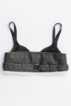【メゾンスペシャル/MAISON SPECIAL】のBelted Vegan Leather Bustier/ベルテッドヴィーガンレザービスチェ BLK(ブラック)|ID: prp329100004631617 ipo3291000000033328289