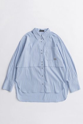 【メゾンスペシャル/MAISON SPECIAL】のMultiway Shirt/マルチウェイシャツ 人気、トレンドファッション・服の通販 founy(ファニー) ファッション Fashion レディースファッション Fashion for Women トップス・カットソー Cut & Sew Tops シャツ・ブラウス・オフィスカジュアル Elegant Blouses & Button-Ups 2025年 2025 2025-2026秋冬・A/W Autumn/Winter 2025–26 AW25–26 ショート Short, Short Length ストライプ Stripe, Striped Pattern スリーブ Sleeve, Long Sleeve / Short Sleeve ロング Long, Long-Length A/W・秋冬 Autumn/Winter 羽織 Haori, Light Jacket |ID:prp329100004631618