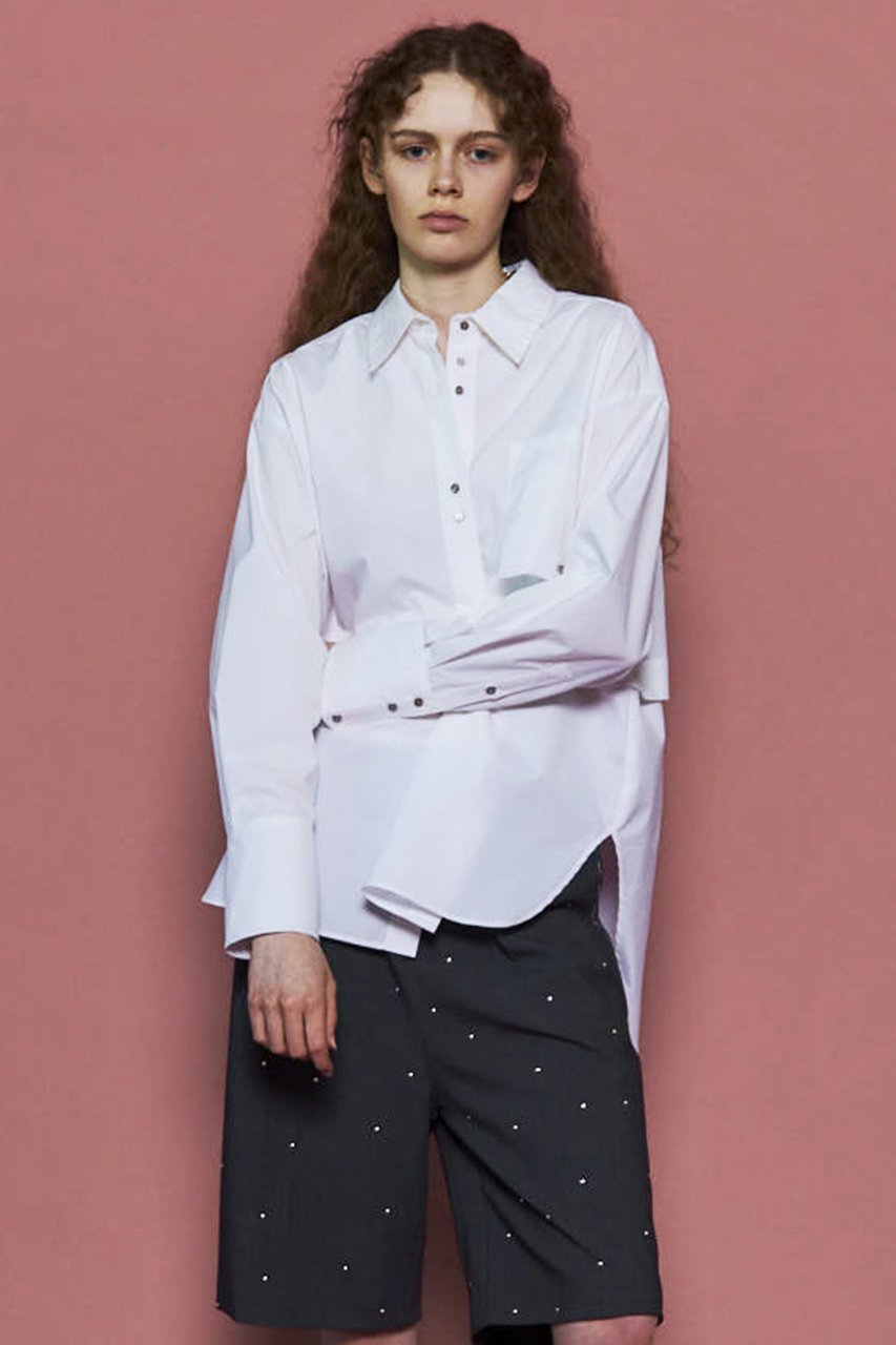 【メゾンスペシャル/MAISON SPECIAL】のMultiway Shirt/マルチウェイシャツ 人気、トレンドファッション・服の通販 founy(ファニー) 　ファッション　Fashion　レディースファッション　Fashion for Women　トップス・カットソー　Cut & Sew Tops　シャツ・ブラウス・オフィスカジュアル　Elegant Blouses & Button-Ups　2025年　2025　2025-2026秋冬・A/W　Autumn/Winter 2025–26 AW25–26　ショート　Short, Short Length　ストライプ　Stripe, Striped Pattern　スリーブ　Sleeve, Long Sleeve / Short Sleeve　ロング　Long, Long-Length　A/W・秋冬　Autumn/Winter　羽織　Haori, Light Jacket　other-2|ID: prp329100004631618 ipo3291000000033328300