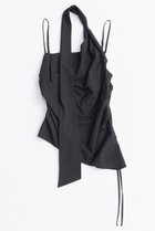【メゾンスペシャル/MAISON SPECIAL】のDrape Asymmetry Tie Bustier/ドレープアシメタイビスチェ BLK(ブラック)|ID: prp329100004631620 ipo3291000000033328326
