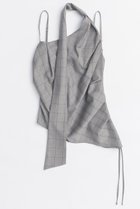 【メゾンスペシャル/MAISON SPECIAL】のDrape Asymmetry Tie Bustier/ドレープアシメタイビスチェ GRY(グレー)|ID: prp329100004631620 ipo3291000000033328330