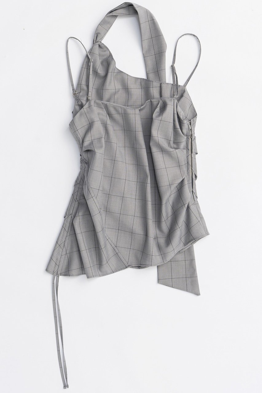 【メゾンスペシャル/MAISON SPECIAL】のDrape Asymmetry Tie Bustier/ドレープアシメタイビスチェ 人気、トレンドファッション・服の通販 founy(ファニー) 　ファッション　Fashion　レディースファッション　Fashion for Women　トップス・カットソー　Cut & Sew Tops　キャミソール&ノースリーブ　Camisoles & Sleeveless Tops　シャツ・ブラウス・オフィスカジュアル　Elegant Blouses & Button-Ups　ビスチェ　Bustiers & Corset Tops / Layered Bustier Style　2025年　2025　2025-2026秋冬・A/W　Autumn/Winter 2025–26 AW25–26　アシンメトリー　Asymmetrical Style　カットソー　Cut and Sewn Top　ギャザー　Gathered, Ruffled　クラシック　Classic, Timeless Style　スーツ　Suit, Formalwear　ドレープ　Drape, Draping Fabric　ノースリーブ　Sleeveless, No-Sleeve　エレガント 上品　Elegant　A/W・秋冬　Autumn/Winter　other-2|ID: prp329100004631620 ipo3291000000033328331