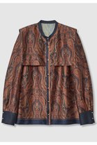 【アルアバイル/allureville】のOFFICINAペイズリープリントブラウス ブラウン|ID: prp329100004631624 ipo3291000000035376938