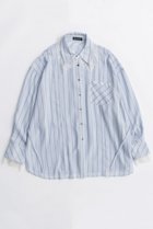 【メゾンスペシャル/MAISON SPECIAL】の2way Attachment Lace Shirt/2WAYアタッチメントレースシャツ BLU(ブルー)|ID: prp329100004631625 ipo3291000000033328404