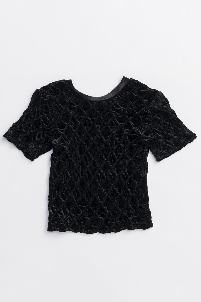 【メゾンスペシャル/MAISON SPECIAL】のVelor Shirring Tops/ベロアシャーリングトップス 人気、トレンドファッション・服の通販 founy(ファニー) ファッション Fashion レディースファッション Fashion for Women トップス・カットソー Cut & Sew Tops シャツ・ブラウス・オフィスカジュアル Elegant Blouses & Button-Ups ベロアトップス Velour Tops / Velvet-Look Items コンパクト Compact, Small Size シャーリング Shirring, Ruched ショート Short, Short Length ストレッチ Stretch, Stretchy Fabric スリーブ Sleeve, Long Sleeve / Short Sleeve ハーフ Half, Half-Length バランス Balance, Style Balance フィット Fit, Slim Fit ベロア Velour, Soft Velvet エレガント 上品 Elegant 秋 Autumn other-1|ID: prp329100004631630 ipo3291000000033328475