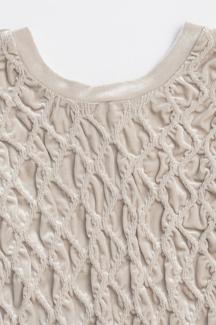 【メゾンスペシャル/MAISON SPECIAL】のVelor Shirring Tops/ベロアシャーリングトップス 人気、トレンドファッション・服の通販 founy(ファニー) ファッション Fashion レディースファッション Fashion for Women トップス・カットソー Cut & Sew Tops シャツ・ブラウス・オフィスカジュアル Elegant Blouses & Button-Ups ベロアトップス Velour Tops / Velvet-Look Items コンパクト Compact, Small Size シャーリング Shirring, Ruched ショート Short, Short Length ストレッチ Stretch, Stretchy Fabric スリーブ Sleeve, Long Sleeve / Short Sleeve ハーフ Half, Half-Length バランス Balance, Style Balance フィット Fit, Slim Fit ベロア Velour, Soft Velvet エレガント 上品 Elegant 秋 Autumn other-2|ID: prp329100004631630 ipo3291000000033328478