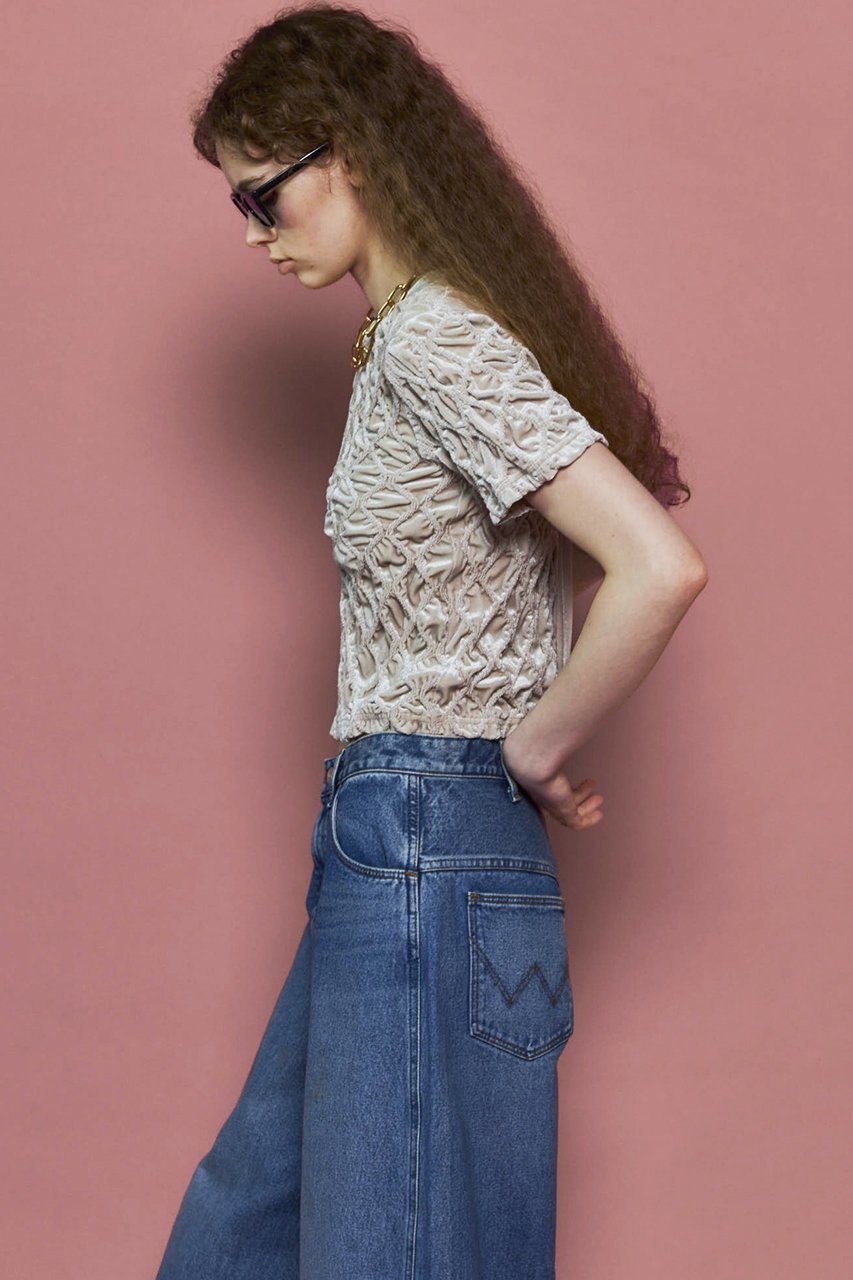 【メゾンスペシャル/MAISON SPECIAL】のVelor Shirring Tops/ベロアシャーリングトップス 人気、トレンドファッション・服の通販 founy(ファニー) ファッション Fashion レディースファッション Fashion for Women トップス・カットソー Cut & Sew Tops シャツ・ブラウス・オフィスカジュアル Elegant Blouses & Button-Ups ベロアトップス Velour Tops / Velvet-Look Items コンパクト Compact, Small Size シャーリング Shirring, Ruched ショート Short, Short Length ストレッチ Stretch, Stretchy Fabric スリーブ Sleeve, Long Sleeve / Short Sleeve ハーフ Half, Half-Length バランス Balance, Style Balance フィット Fit, Slim Fit ベロア Velour, Soft Velvet エレガント 上品 Elegant 秋 Autumn other-8|ID: prp329100004631630 ipo3291000000033328488