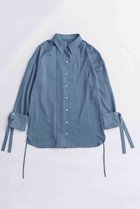 【メゾンスペシャル/MAISON SPECIAL】の2way Satin Oversized Shirt/2WAYサテンオーバーシャツ BLU(ブルー)|ID: prp329100004631632 ipo3291000000033328508