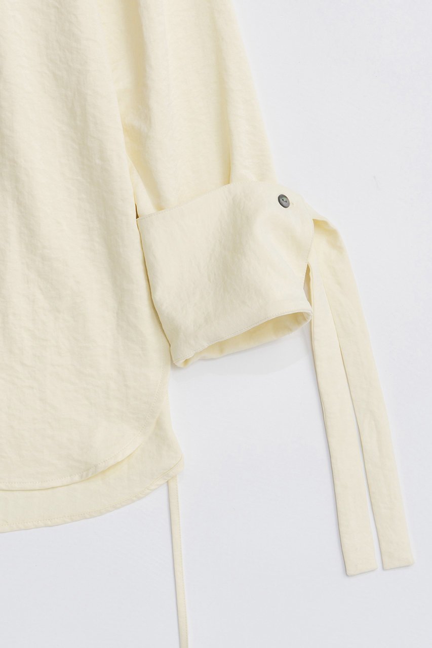 【メゾンスペシャル/MAISON SPECIAL】の2way Satin Oversized Shirt/2WAYサテンオーバーシャツ 人気、トレンドファッション・服の通販 founy(ファニー) 　ファッション　Fashion　レディースファッション　Fashion for Women　トップス・カットソー　Cut & Sew Tops　シャツ・ブラウス・オフィスカジュアル　Elegant Blouses & Button-Ups　2025年　2025　2025-2026秋冬・A/W　Autumn/Winter 2025–26 AW25–26　なめらか　Smooth, Silky Texture　カフス　Cuff Design　サテン　Satin, Glossy Fabric　シンプル　Simple, Minimal　スリット　Slit, Slit Detail　スリーブ　Sleeve, Long Sleeve / Short Sleeve　ピーチ　Peach, Soft Touch　リボン　Ribbon, Bow　ロング　Long, Long-Length　エレガント 上品　Elegant　A/W・秋冬　Autumn/Winter　other-3|ID: prp329100004631632 ipo3291000000033328513