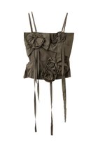 【メゾンスペシャル/MAISON SPECIAL】のMotif Ribbon Bustier/モチーフリボンビスチェ KHK(カーキ)|ID: prp329100004631633 ipo3291000000035966050