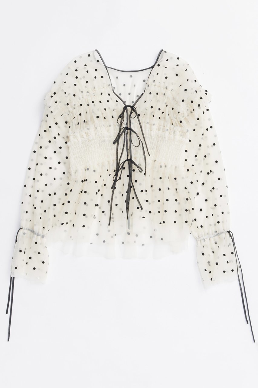 【メゾンスペシャル/MAISON SPECIAL】の2way Ruffle Gathers Tulle Tops/2WAYフリルギャザーチュールトップス インテリア・キッズ・メンズ・レディースファッション・服の通販 founy(ファニー) 　ファッション　Fashion　レディースファッション　Fashion for Women　トップス・カットソー　Cut & Sew Tops　シャツ・ブラウス・オフィスカジュアル　Elegant Blouses & Button-Ups　2025年　2025　2025-2026秋冬・A/W　Autumn/Winter 2025–26 AW25–26　カーゴパンツ　Cargo Pants, Utility Pants　シアー　Sheer, See-Through　シャーリング　Shirring, Ruched　スリーブ　Sleeve, Long Sleeve / Short Sleeve　フリル　Frill, Ruffle　リボン　Ribbon, Bow　ロング　Long, Long-Length　再入荷　Restock / Back in Stock　A/W・秋冬　Autumn/Winter　羽織　Haori, Light Jacket　MLT1(マルチカラー)|ID: prp329100004631634 ipo3291000000033328542