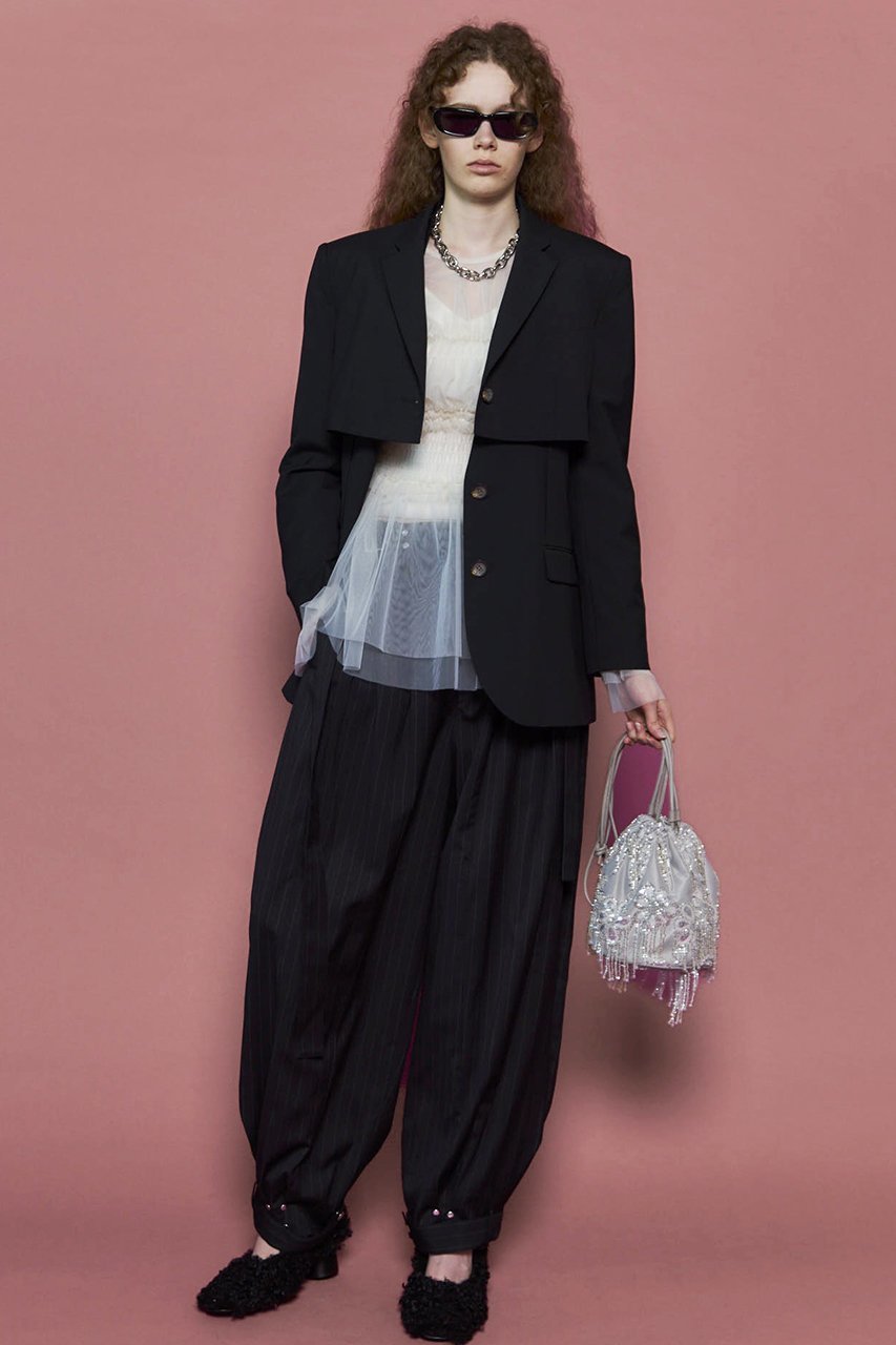 【メゾンスペシャル/MAISON SPECIAL】の2way Ruffle Gathers Tulle Tops/2WAYフリルギャザーチュールトップス 人気、トレンドファッション・服の通販 founy(ファニー) 　ファッション　Fashion　レディースファッション　Fashion for Women　トップス・カットソー　Cut & Sew Tops　シャツ・ブラウス・オフィスカジュアル　Elegant Blouses & Button-Ups　2025年　2025　2025-2026秋冬・A/W　Autumn/Winter 2025–26 AW25–26　カーゴパンツ　Cargo Pants, Utility Pants　シアー　Sheer, See-Through　シャーリング　Shirring, Ruched　スリーブ　Sleeve, Long Sleeve / Short Sleeve　フリル　Frill, Ruffle　リボン　Ribbon, Bow　ロング　Long, Long-Length　再入荷　Restock / Back in Stock　A/W・秋冬　Autumn/Winter　羽織　Haori, Light Jacket　other-2|ID: prp329100004631634 ipo3291000000033328545