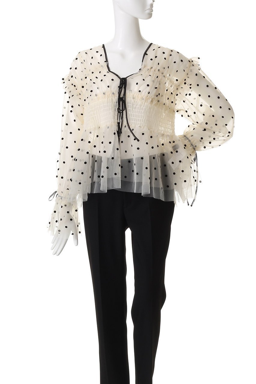 【メゾンスペシャル/MAISON SPECIAL】の2way Ruffle Gathers Tulle Tops/2WAYフリルギャザーチュールトップス 人気、トレンドファッション・服の通販 founy(ファニー) 　ファッション　Fashion　レディースファッション　Fashion for Women　トップス・カットソー　Cut & Sew Tops　シャツ・ブラウス・オフィスカジュアル　Elegant Blouses & Button-Ups　2025年　2025　2025-2026秋冬・A/W　Autumn/Winter 2025–26 AW25–26　カーゴパンツ　Cargo Pants, Utility Pants　シアー　Sheer, See-Through　シャーリング　Shirring, Ruched　スリーブ　Sleeve, Long Sleeve / Short Sleeve　フリル　Frill, Ruffle　リボン　Ribbon, Bow　ロング　Long, Long-Length　再入荷　Restock / Back in Stock　A/W・秋冬　Autumn/Winter　羽織　Haori, Light Jacket　other-4|ID: prp329100004631634 ipo3291000000033541220