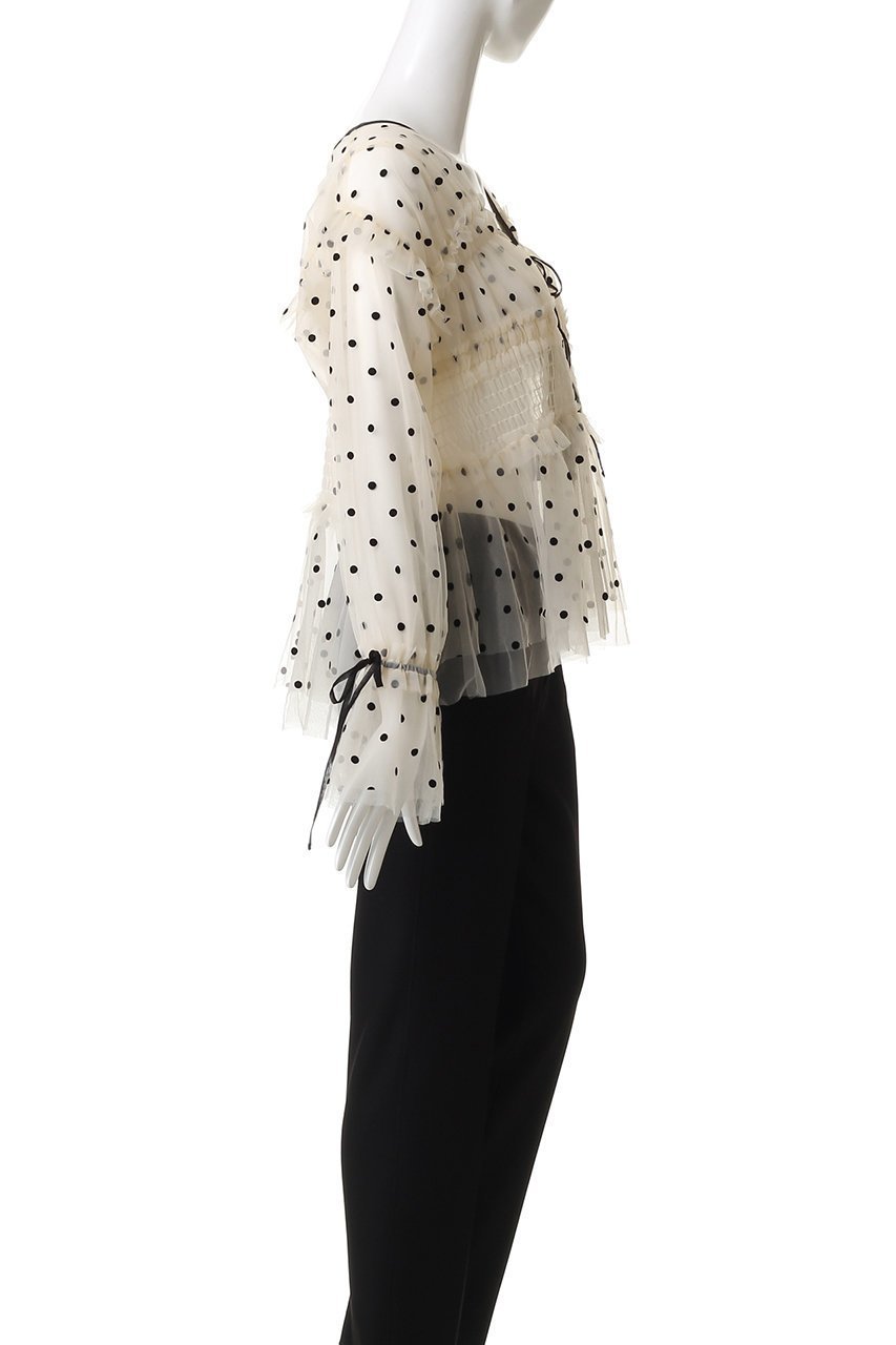 【メゾンスペシャル/MAISON SPECIAL】の2way Ruffle Gathers Tulle Tops/2WAYフリルギャザーチュールトップス 人気、トレンドファッション・服の通販 founy(ファニー) 　ファッション　Fashion　レディースファッション　Fashion for Women　トップス・カットソー　Cut & Sew Tops　シャツ・ブラウス・オフィスカジュアル　Elegant Blouses & Button-Ups　2025年　2025　2025-2026秋冬・A/W　Autumn/Winter 2025–26 AW25–26　カーゴパンツ　Cargo Pants, Utility Pants　シアー　Sheer, See-Through　シャーリング　Shirring, Ruched　スリーブ　Sleeve, Long Sleeve / Short Sleeve　フリル　Frill, Ruffle　リボン　Ribbon, Bow　ロング　Long, Long-Length　再入荷　Restock / Back in Stock　A/W・秋冬　Autumn/Winter　羽織　Haori, Light Jacket　other-5|ID: prp329100004631634 ipo3291000000033541221