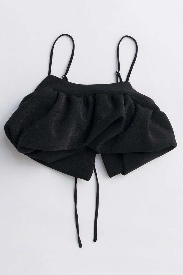 【メゾンスペシャル/MAISON SPECIAL】のGlitter Volume Balloon Bustier/グリッターボリュームバルーンビスチェ インテリア・キッズ・メンズ・レディースファッション・服の通販 founy(ファニー) https://founy.com/ ファッション Fashion レディースファッション Fashion for Women トップス・カットソー Cut & Sew Tops キャミソール&ノースリーブ Camisoles & Sleeveless Tops シャツ・ブラウス・オフィスカジュアル Elegant Blouses & Button-Ups ビスチェ Bustiers & Corset Tops / Layered Bustier Style 2025年 2025 2025-2026秋冬・A/W Autumn/Winter 2025–26 AW25–26 カットソー Cut and Sewn Top ジャケット Jacket, Outerwear スウェット / スエット Sweatshirt, Sweatwear ノースリーブ Sleeveless, No-Sleeve ビスチェ Bustier, Corset Top ボンディング Bonding, Bonded Fabric リボン Ribbon, Bow A/W・秋冬 Autumn/Winter |ID: prp329100004631635 ipo3291000000033328547