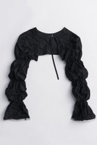 【メゾンスペシャル/MAISON SPECIAL】のTulle Layered Shirring Bolero/チュールレイヤードシャーリングボレロ BLK(ブラック)|ID: prp329100004631637 ipo3291000000033328578