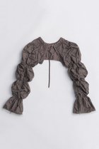 【メゾンスペシャル/MAISON SPECIAL】のTulle Layered Shirring Bolero/チュールレイヤードシャーリングボレロ GRY(グレー)|ID: prp329100004631637 ipo3291000000033328580