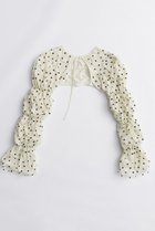 【メゾンスペシャル/MAISON SPECIAL】のTulle Layered Shirring Bolero/チュールレイヤードシャーリングボレロ IVR(アイボリー)|ID: prp329100004631637 ipo3291000000033328582